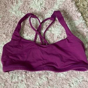 Lululemon free to be purple sports bra